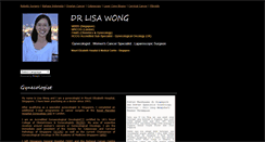 Desktop Screenshot of lisawong.com.sg