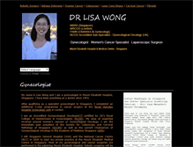 Tablet Screenshot of lisawong.com.sg